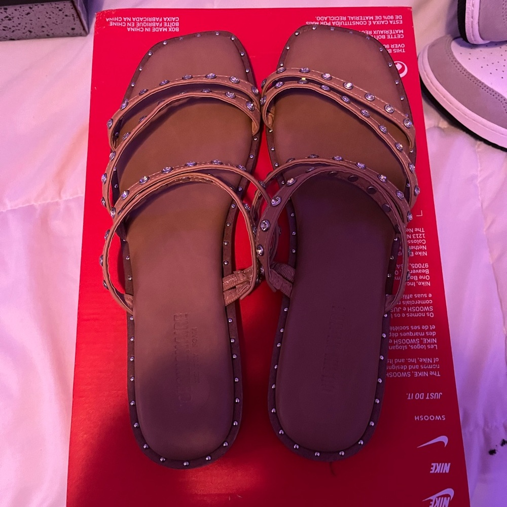 Cute tan sandals
